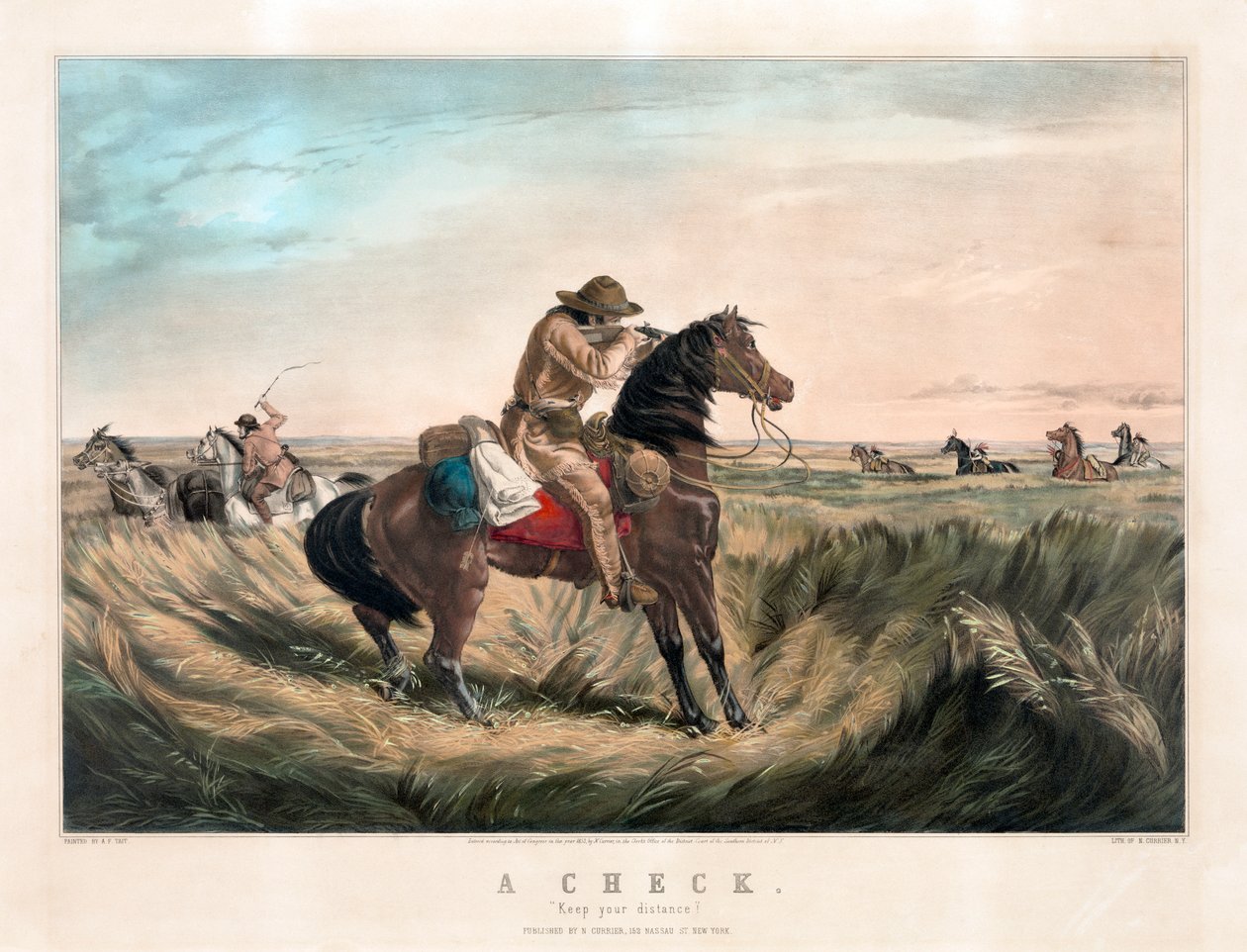 Currier & Ivesin Old West Sharpshooter tekijältä Currier and Ives