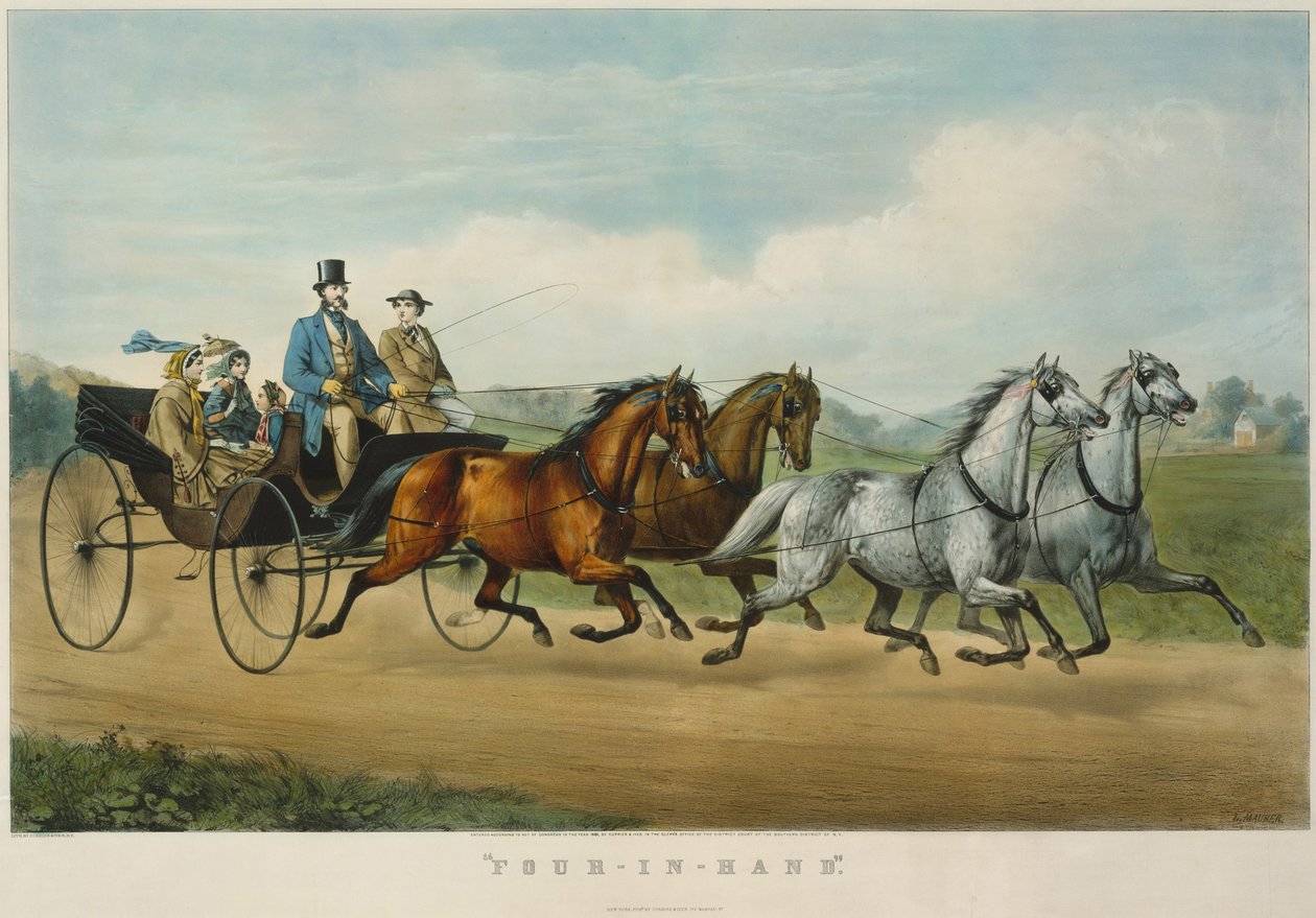Neljä kädessä tekijältä Currier and Ives