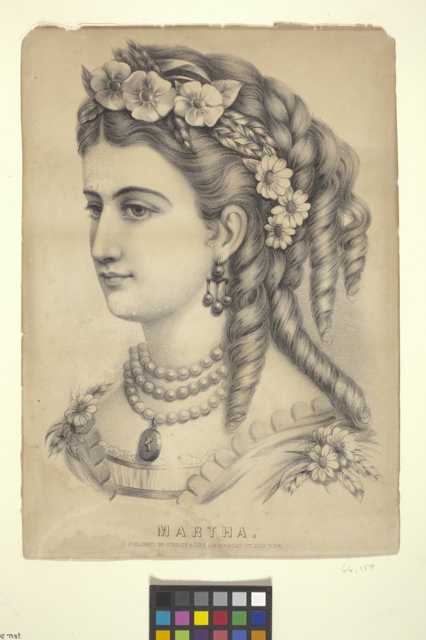 Martha (litografia) tekijältä N. and Ives J.M. (1824 95) Currier