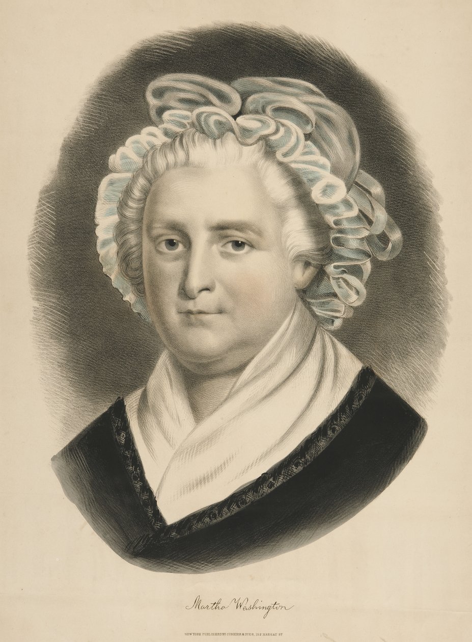 Martha Washington (värilitografia) tekijältä Currier and Ives