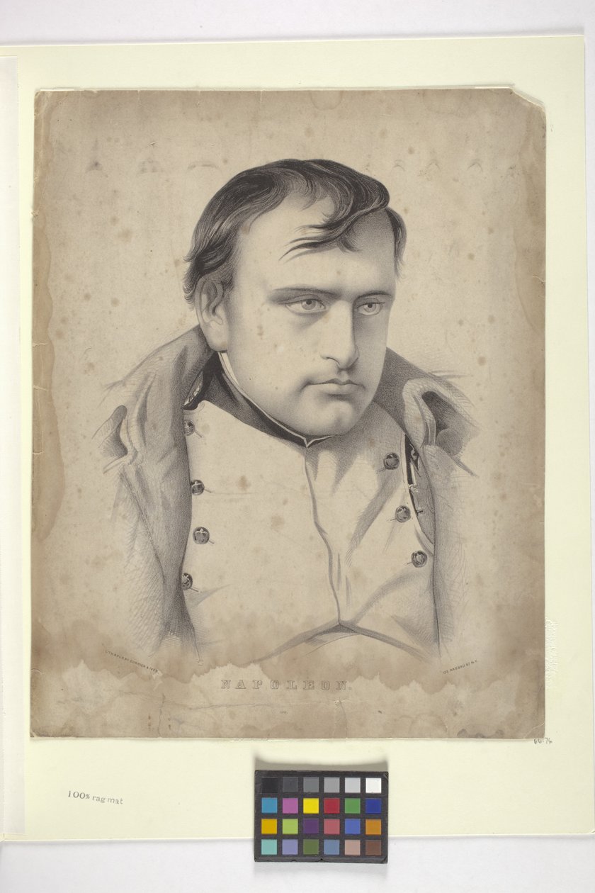 Napoleon (litografia) tekijältä N. and Ives J.M. (1824 95) Currier