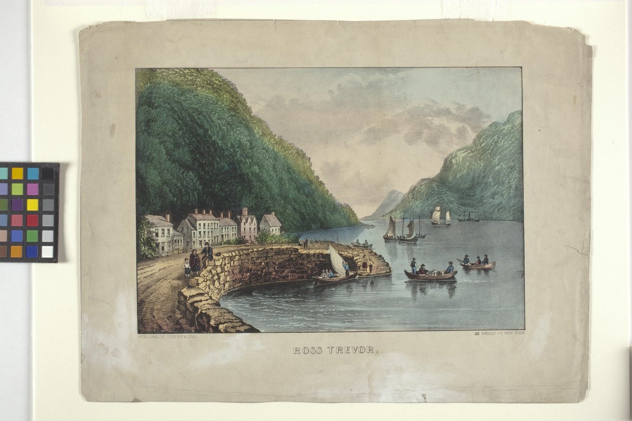 Ross Trevor (käsinvärinen litografia) tekijältä N. and Ives J.M. (1824 95) Currier