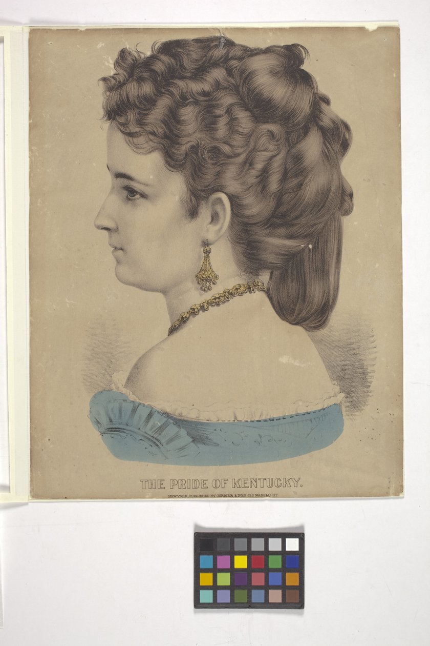 Kentuckyn ylpeys (käsinvärinen litografia) tekijältä N. and Ives J.M. (1824 95) Currier