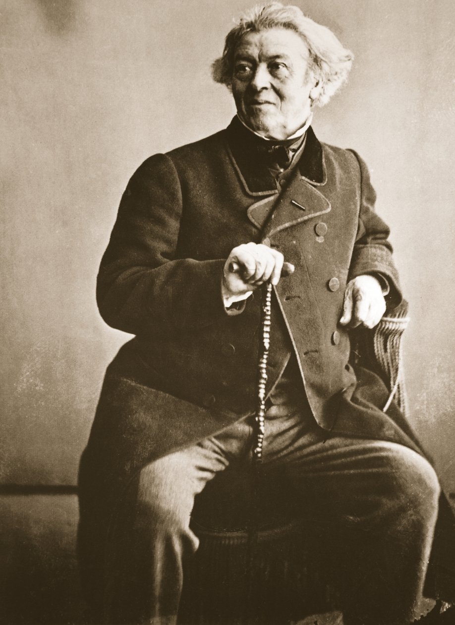 Camille Corot, n. 1863 (valokuvakaiverrus) tekijältä Nadar