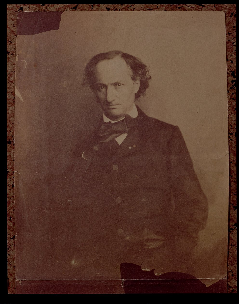 Charles Baudelaire (1820-1867), ranskalainen runoilija, muotokuva tekijältä Nadar