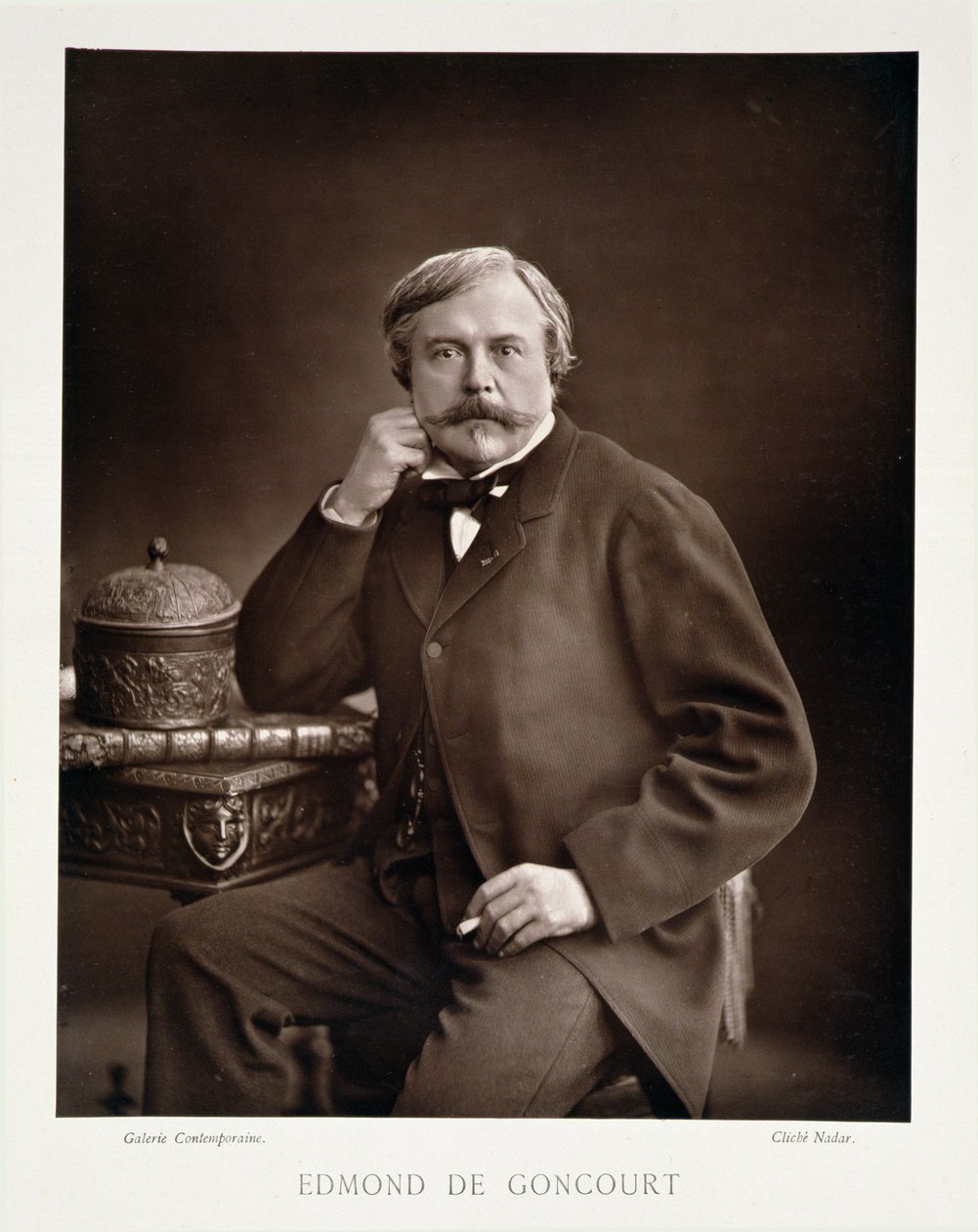 Edmond de Goncourt (1822-96) Galerie Contemporainesta, n. 1874-78 tekijältä Nadar