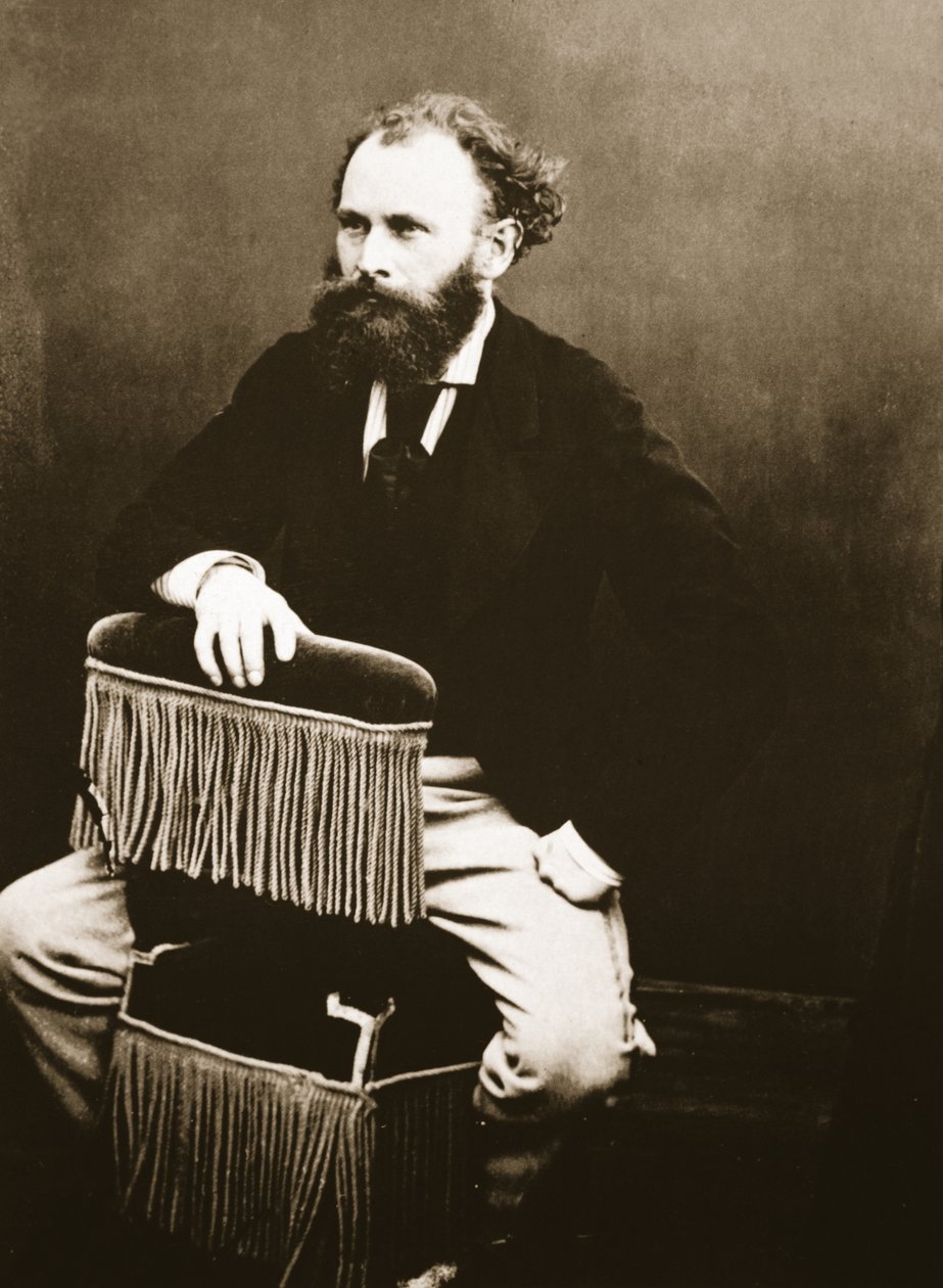 Edouard Manet, 1865 (valokuvakaiverrus) tekijältä Nadar