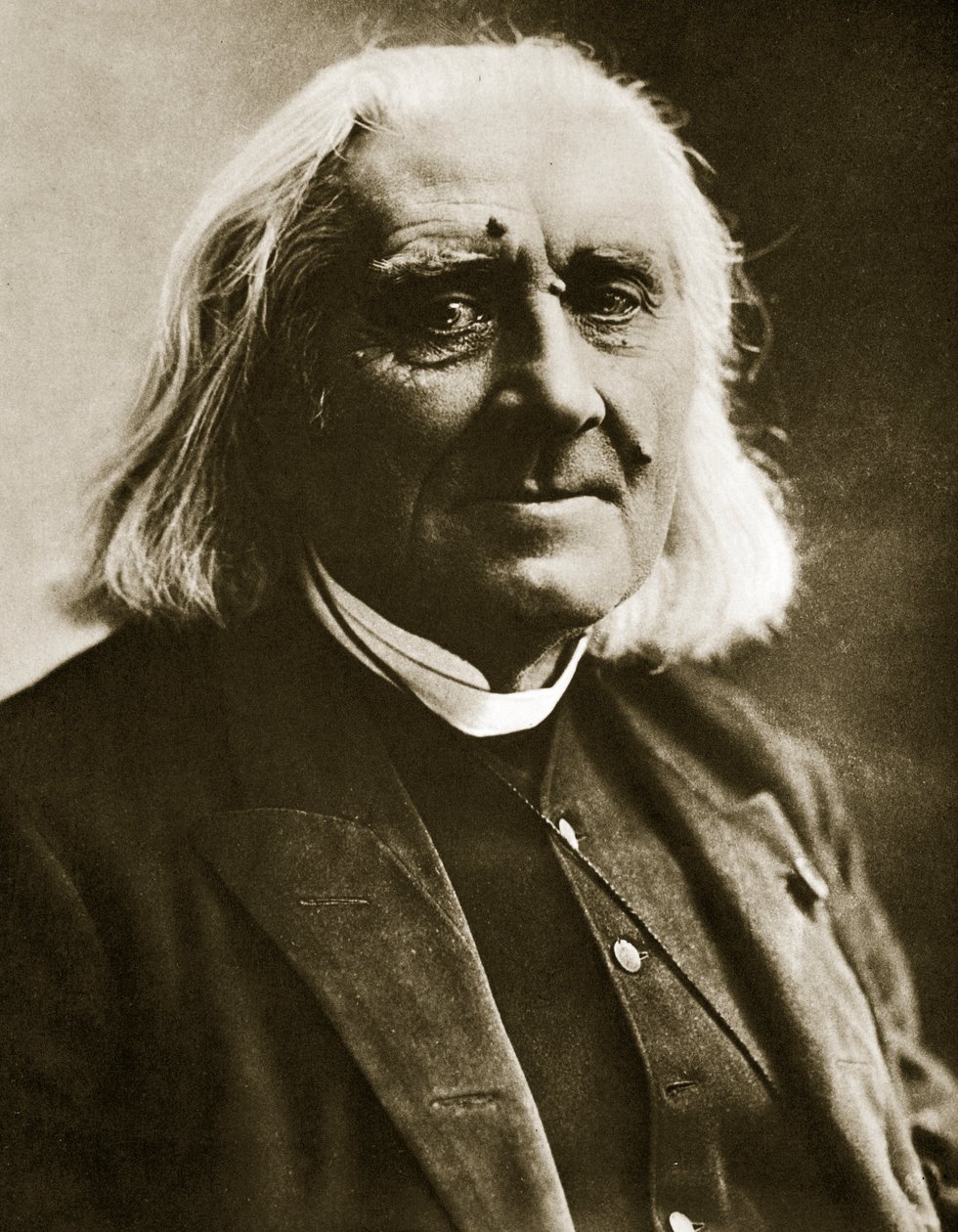 Franz Liszt (seepiakuva) tekijältä Nadar