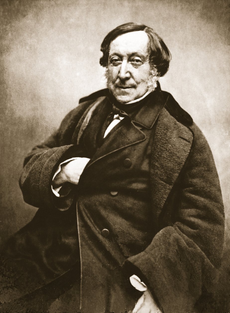 Gioacchino Rossini, 1856 (syväpaino). tekijältä Nadar
