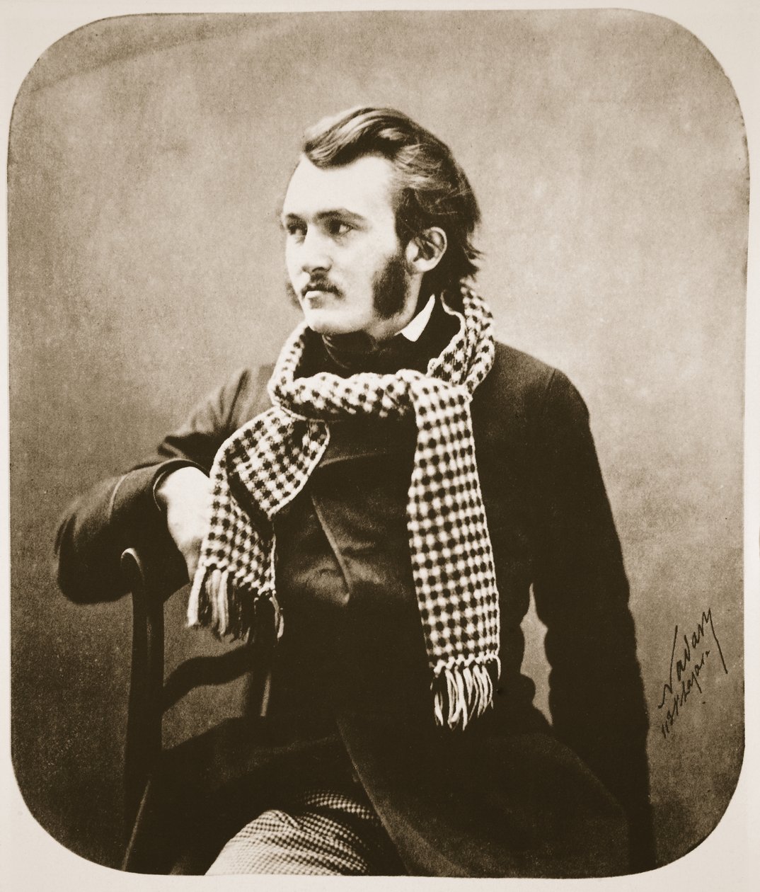 Gustave Dore, 1855 (valokuvakaiverrus) tekijältä Nadar
