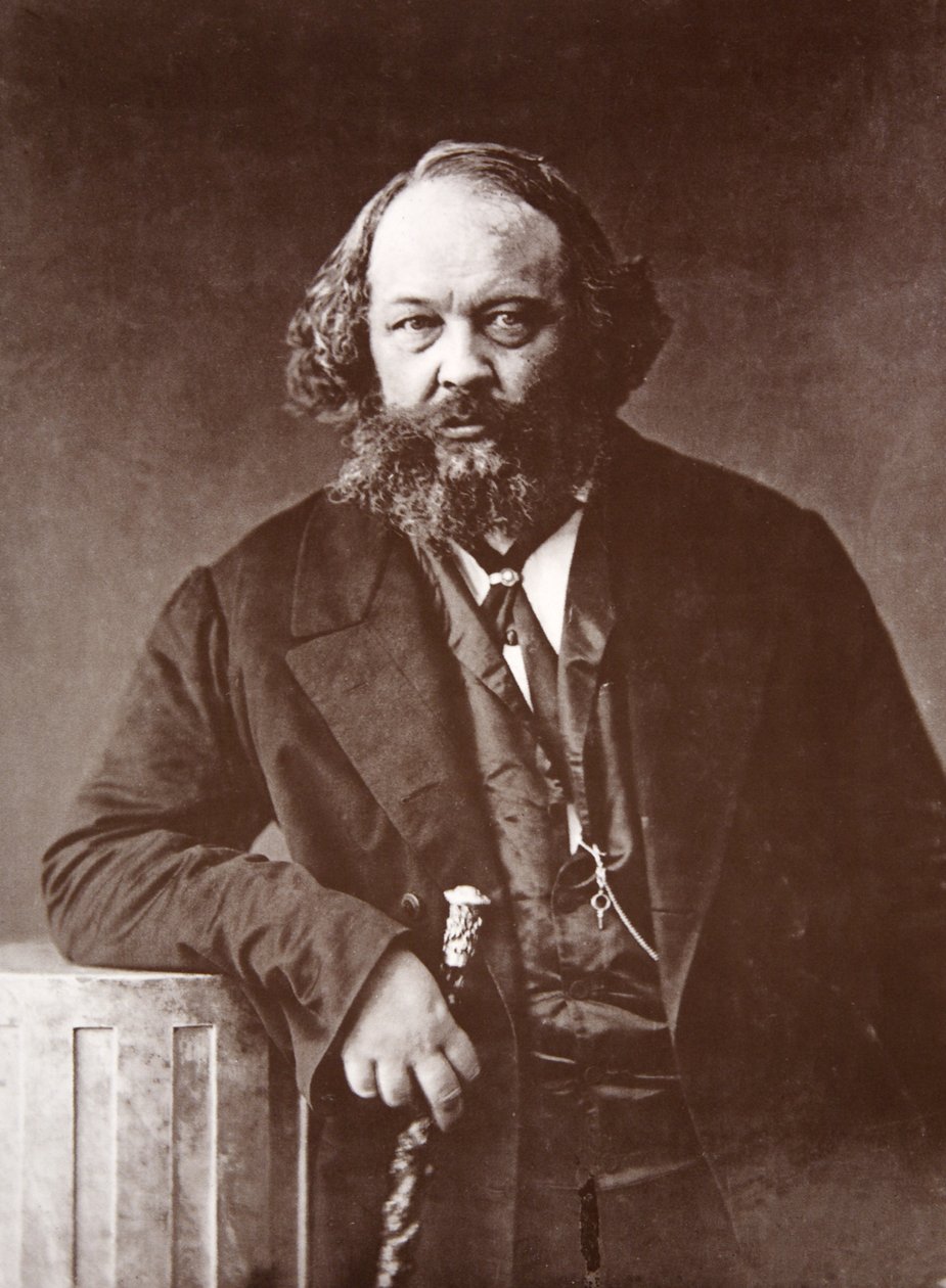 Mihail Aleksandrovitš Bakounine, n. 1865 (syväpaino) tekijältä Nadar