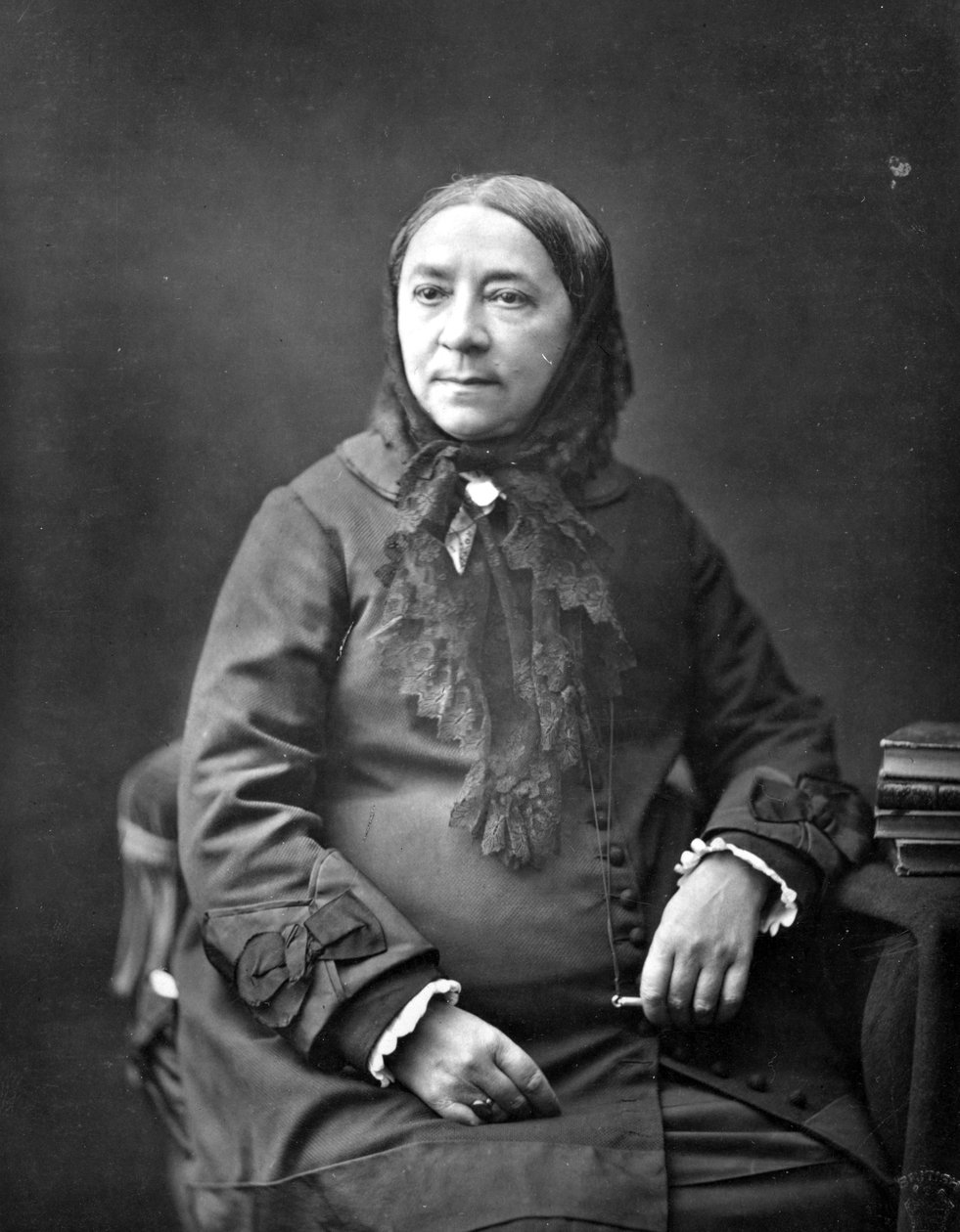 Mme. Pape-Carpantier Galerie Contemporainesta, n. 1877 tekijältä Nadar
