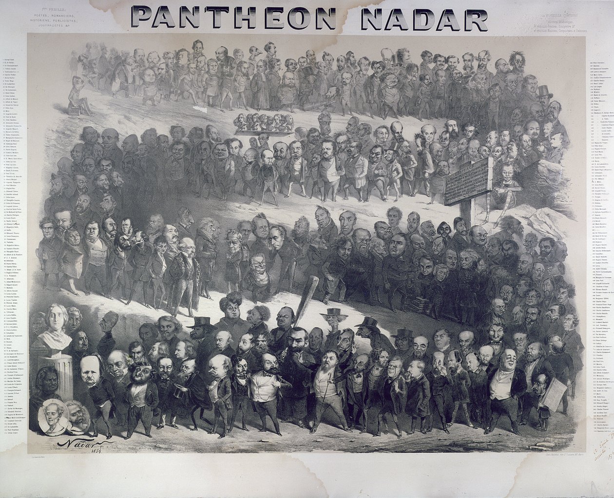 Nadar Pantheon, 1854, Pariisi tekijältä Nadar