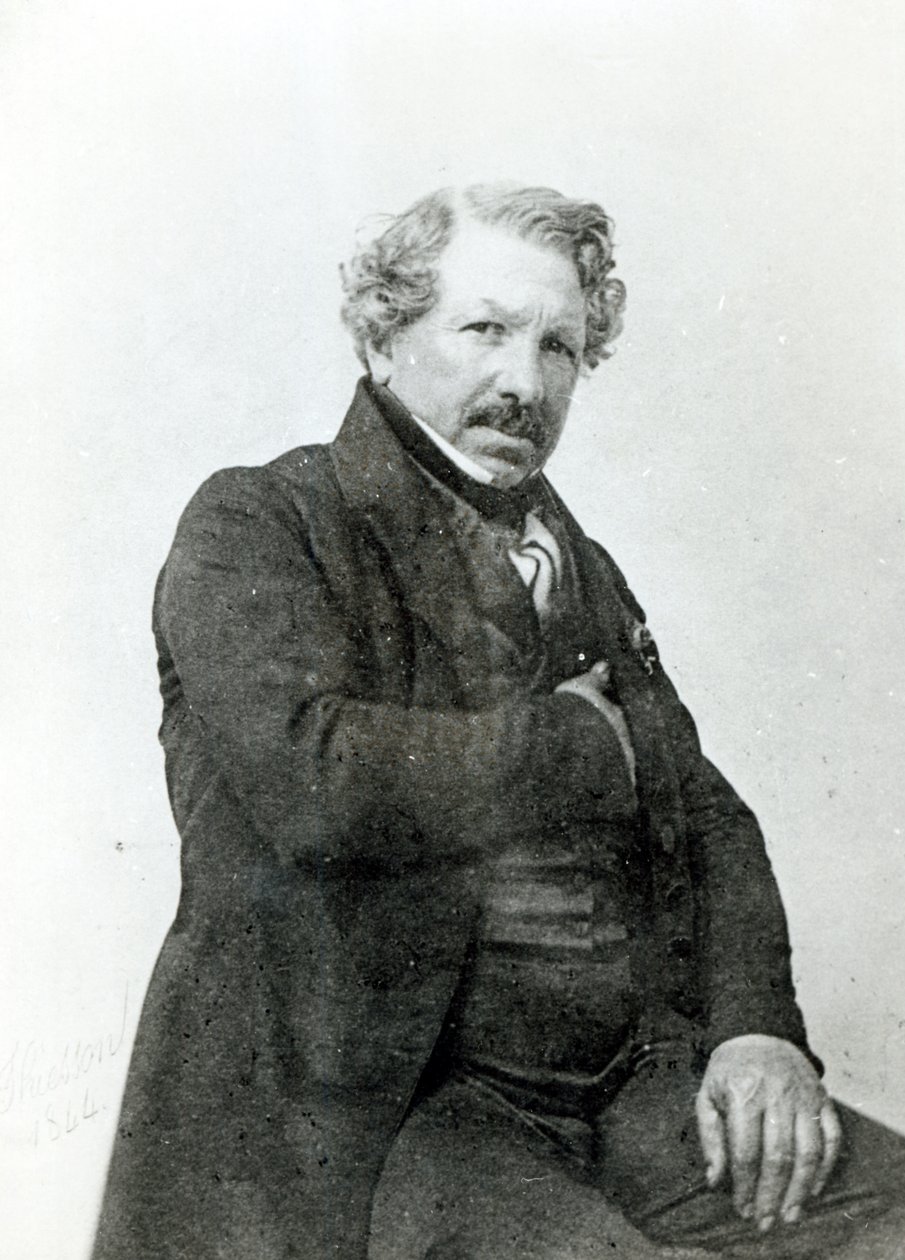 Louis-Jacques Daguerren (1787-1851) muotokuva tekijältä Nadar