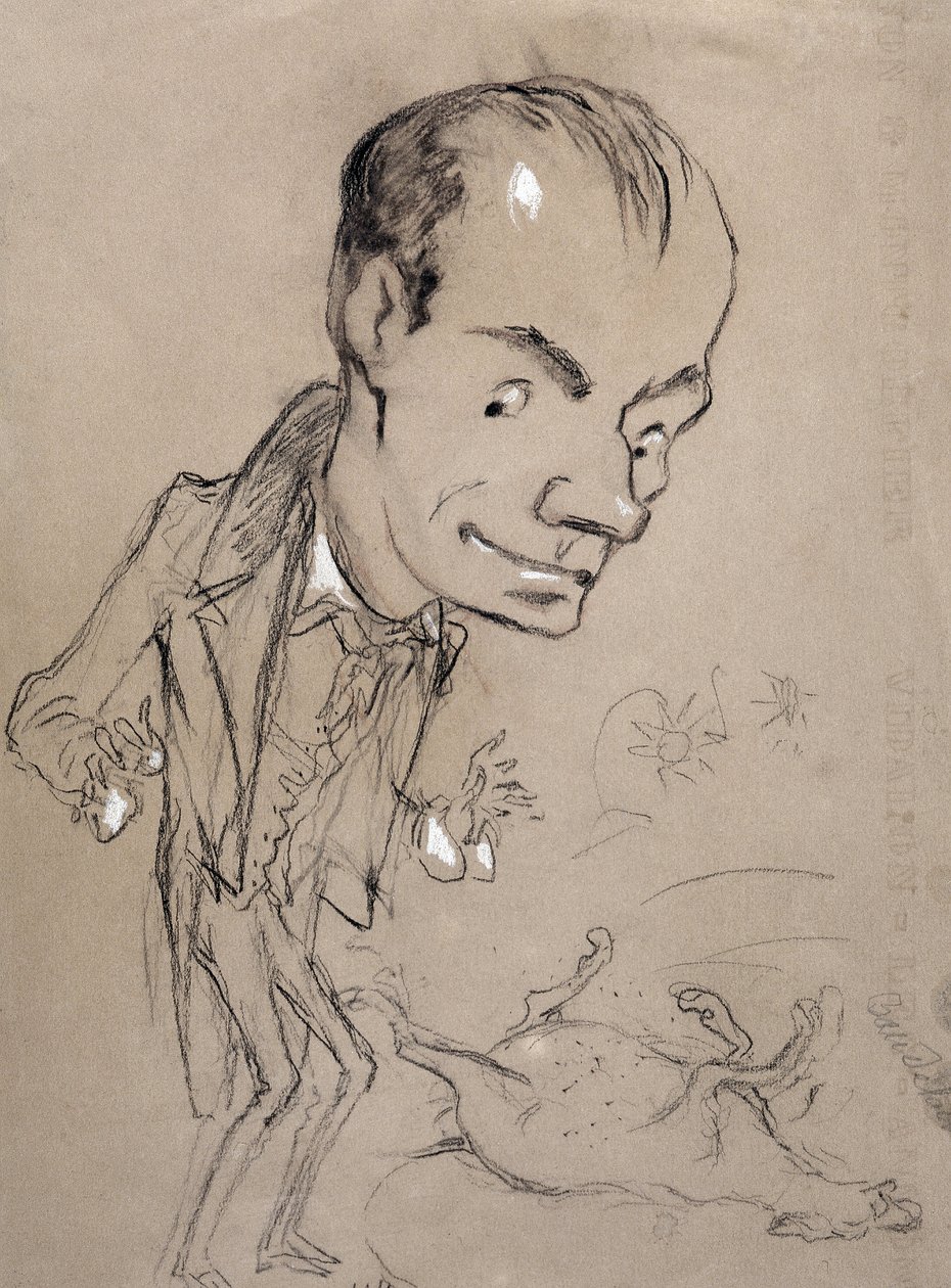 Baudelaire hämmästyttää kuolleen hevosen edessä ja selässä. Charles Baudelairen runoilija francais