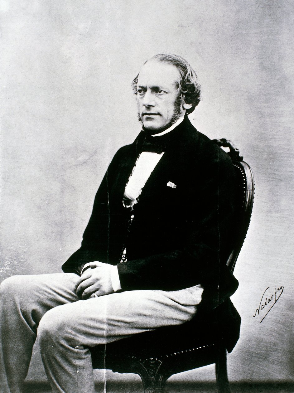 Charles-Auguste de Bériot (m/w kuva) tekijältä Nadar