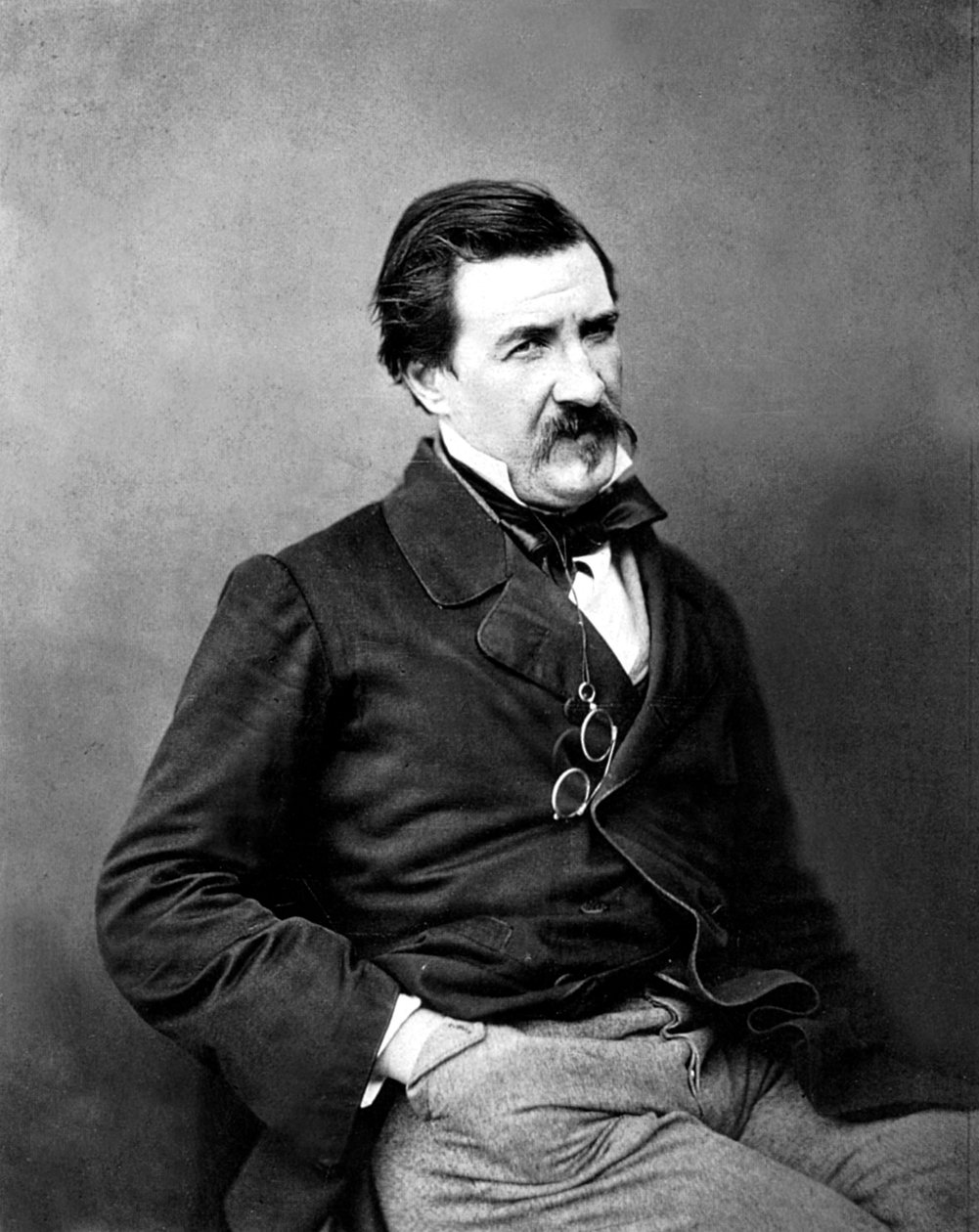 Ranskalainen kirjailija Jules Champfleury kuvannut Nadar, n. 1865 tekijältä Nadar