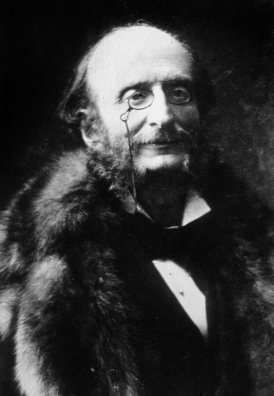 Jacques Offenbach (1819-1880) ranskalainen säveltäjä (m/w kuva) tekijältä Nadar