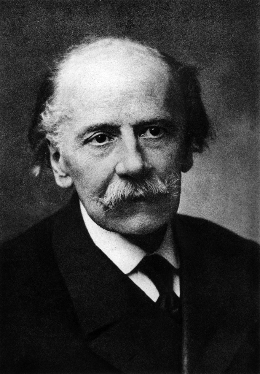 Jules (Emile Frederic) Massenet (1842-1912). ranskalainen säveltäjä. Nadarin valokuvasta, Gaspard-Felix Tournachonin (1820-1910) salanimi. tekijältä Nadar