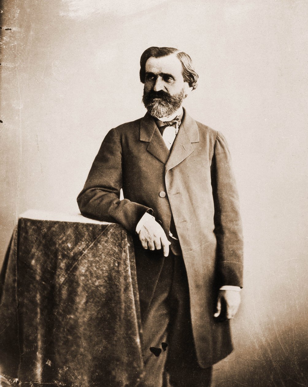 Muotokuva Giuseppe Verdistä, muusikko 1813-1901 (kuva) tekijältä Nadar