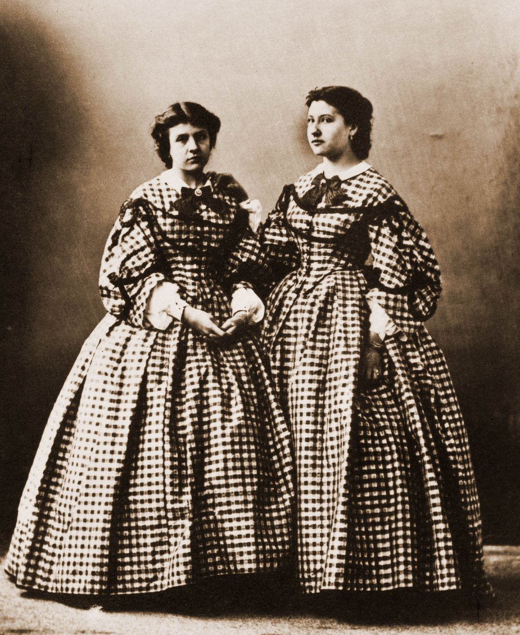 Judith Gautierin ja hänen sisarensa, kirjailijan muotokuva 1850-1917 (kuva) tekijältä Nadar