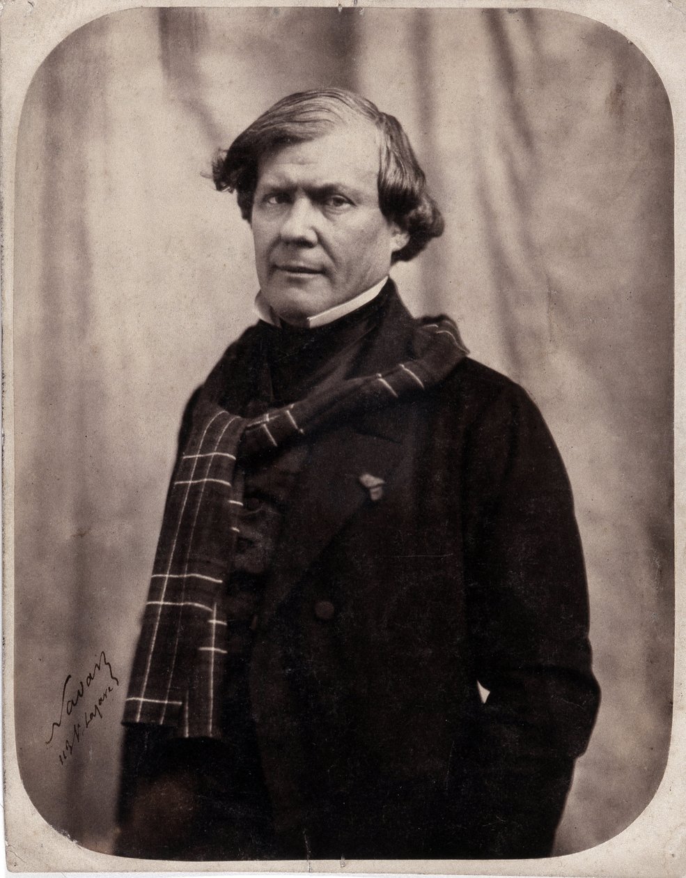 Muotokuva Paul Lacroixista, sanoi P.L. Jacobin bibliofiili (1806-1884) tekijältä Nadar