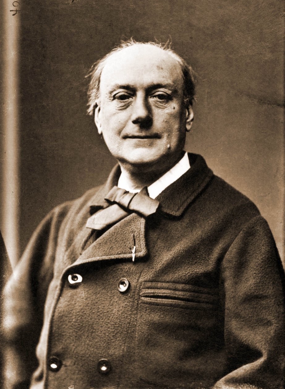 Runoilija Theodore de Banvillen muotokuva 1823-1891 (kuva) tekijältä Nadar