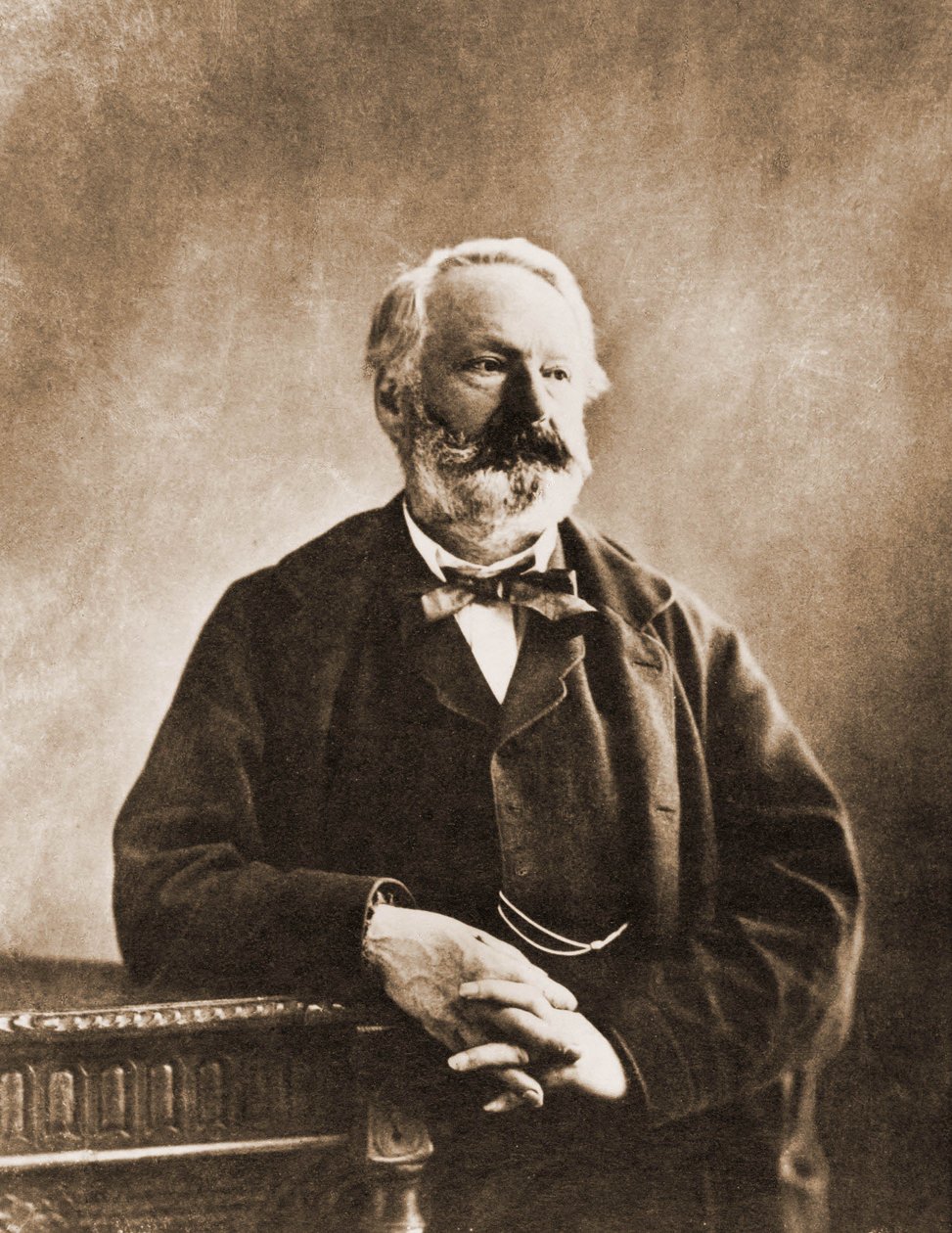 Victor Hugon muotokuva, runoilija ja kirjailija 1802-1855 (kuva) tekijältä Nadar