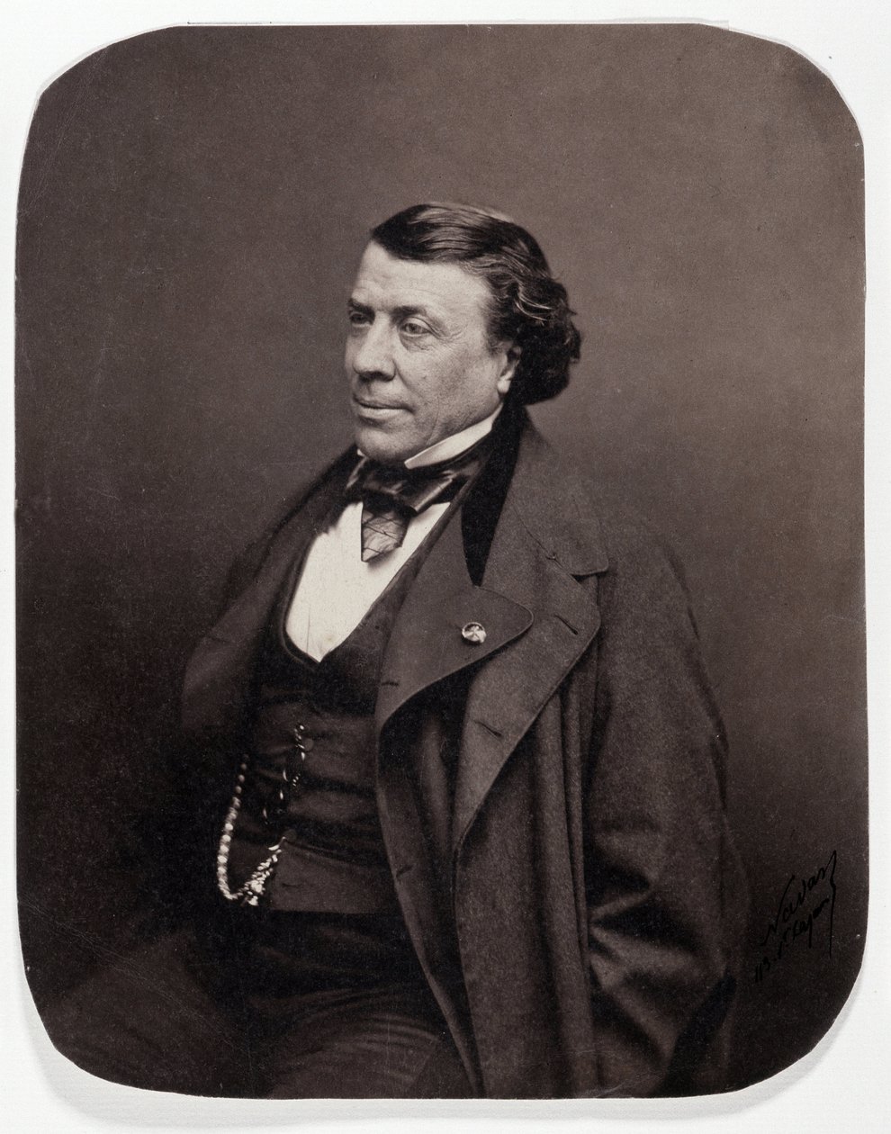 Ranskalaisen kirurgin Philippe Ricordin (1800-1889) muotokuva tekijältä Nadar