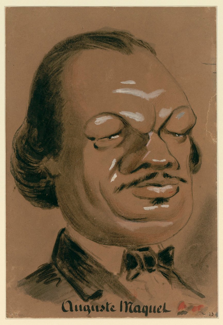 Auguste Maquet by Nadar tekijältä Nadar