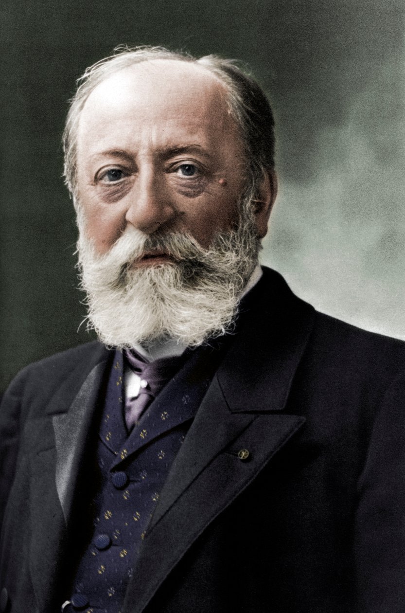 Camille Saint-Saens 1835-1921, ranskalainen säveltäjä, urkuri, kapellimestari ja romantiikan pianisti tekijältä Nadar