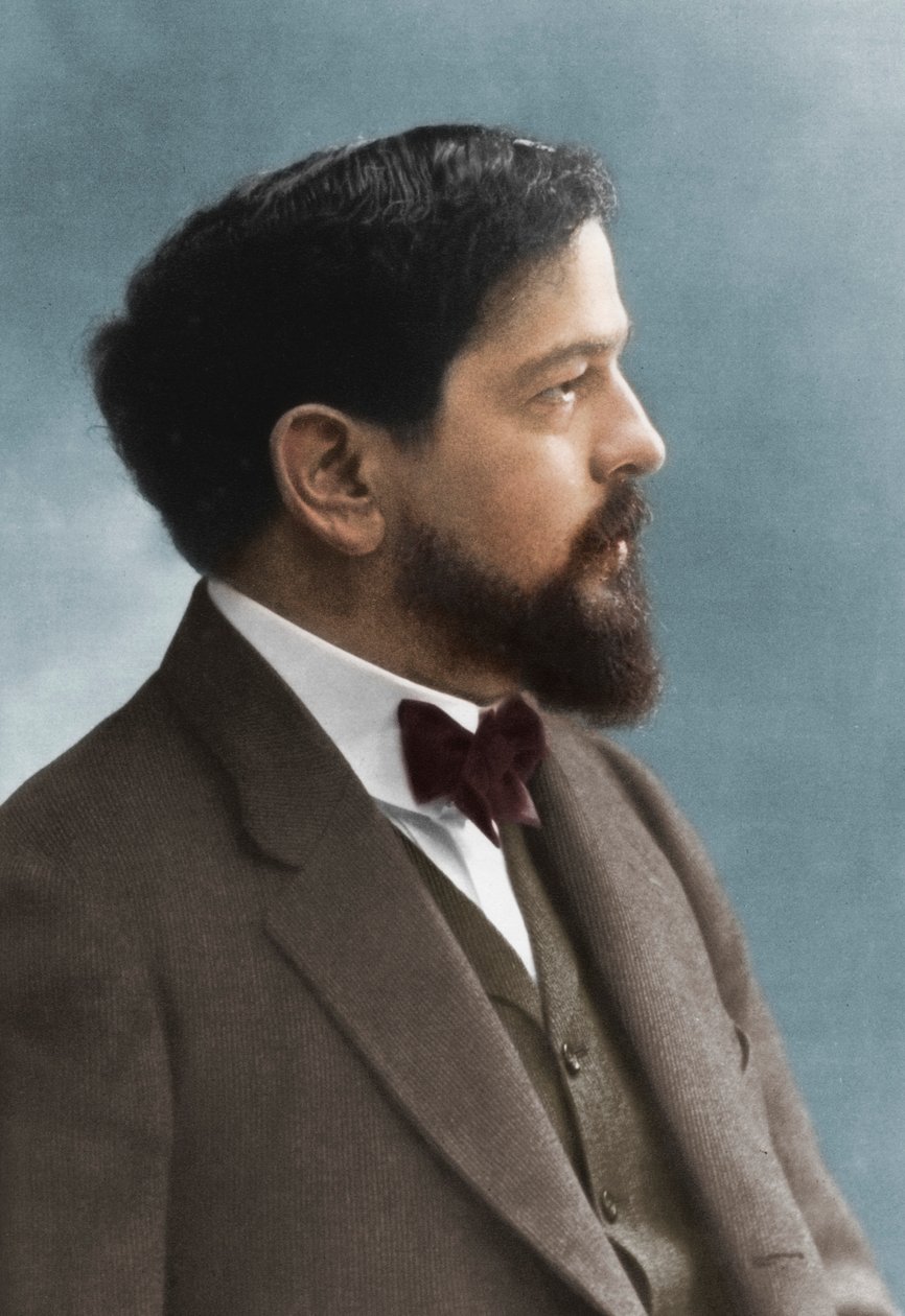 Claude Debussy 1862-1918, ranskalainen säveltäjä tekijältä Nadar