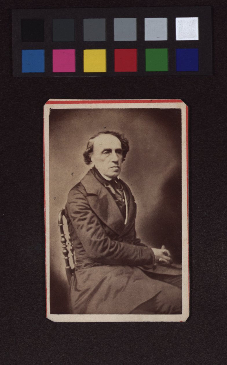 Giacomo Meyerbeer (1791–1864), säveltäjä, kapellimestari, pianisti tekijältä Nadar