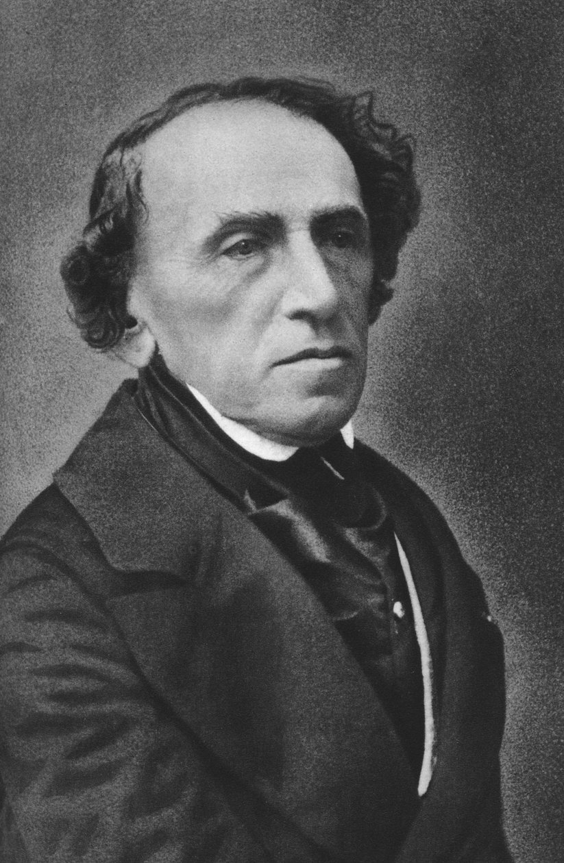 Giacomo Meyerbeer, saksalainen oopperasäveltäjä. tekijältä Nadar