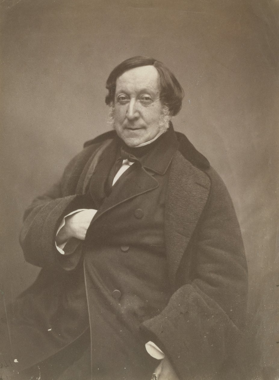 Gioacchino Rossini, maaliskuu 1856. tekijältä Nadar