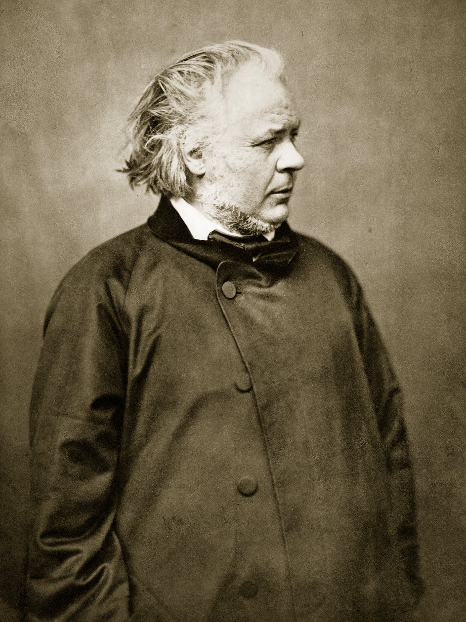 Honore Daumier (seepiakuva) tekijältä Nadar