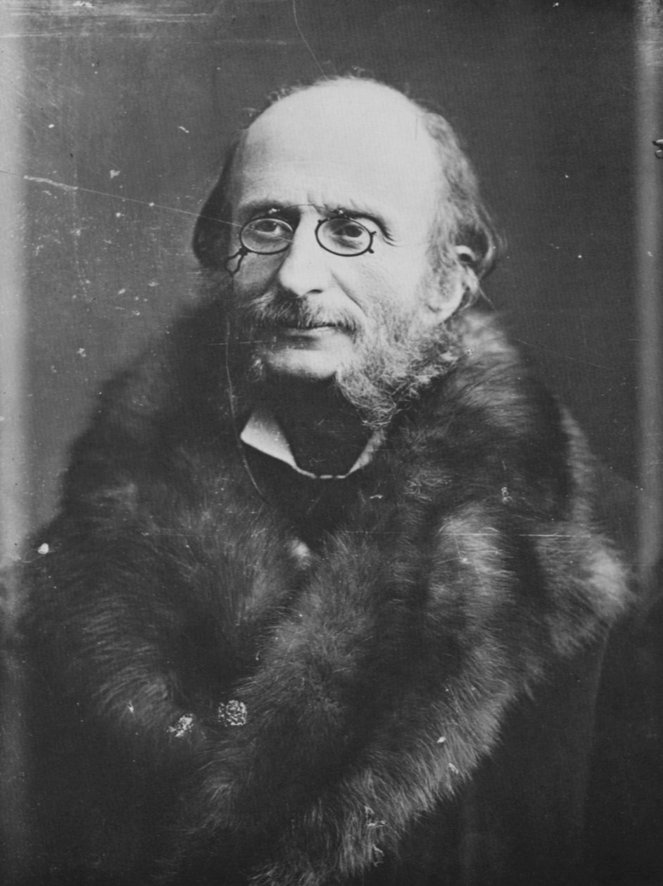 Jacques Offenbach, saksalaissyntyinen ranskalainen säveltäjä, c1875 tekijältä Nadar