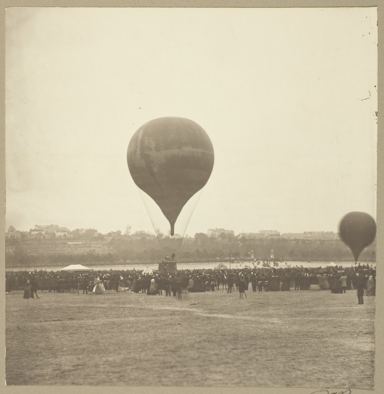 Jättiläinen, Champ de Mars, 1863 tekijältä Nadar