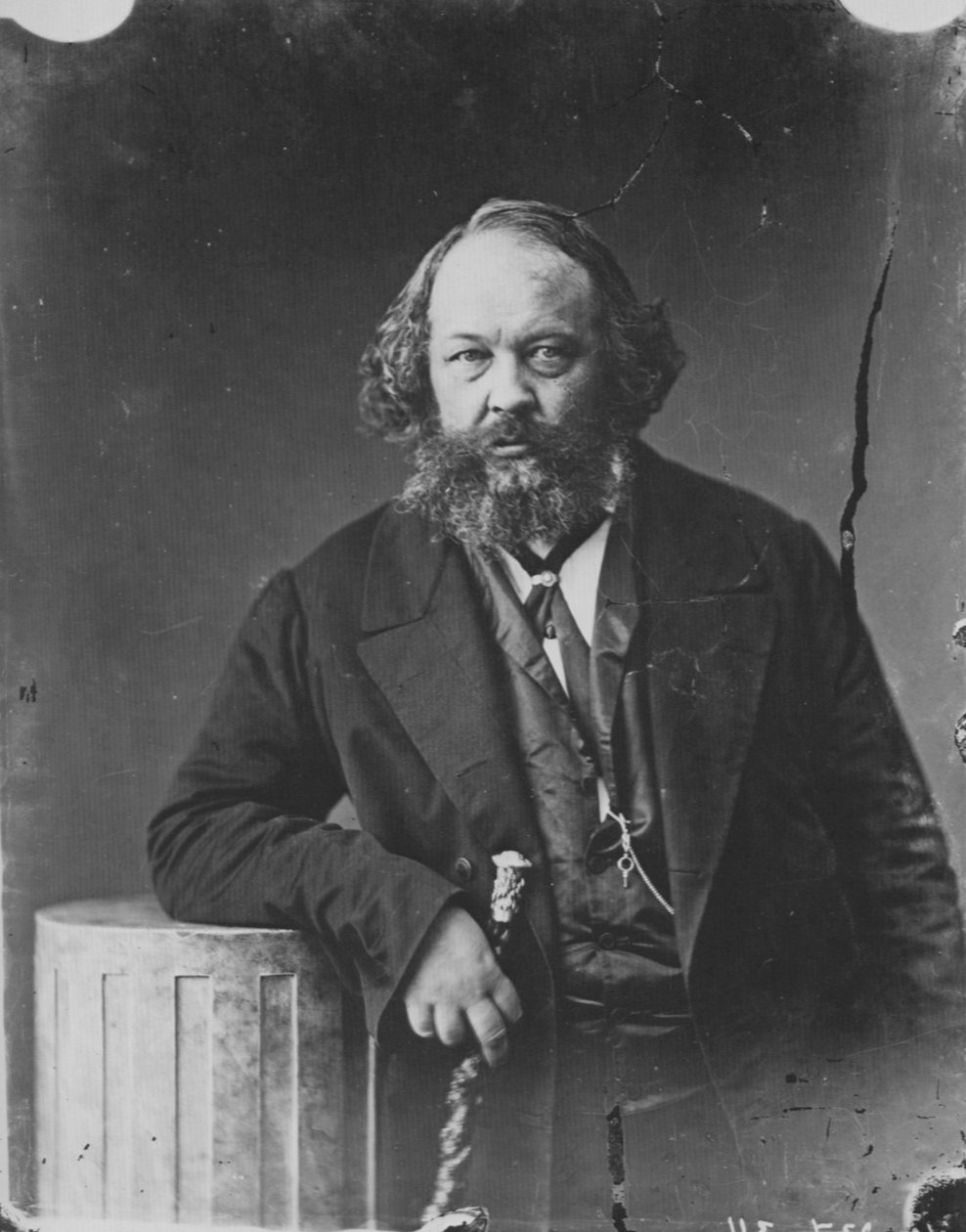 Mihail Bakunin, venäläinen vallankumouksellinen ja anarkismin teoreetikko, 1863 tekijältä Nadar