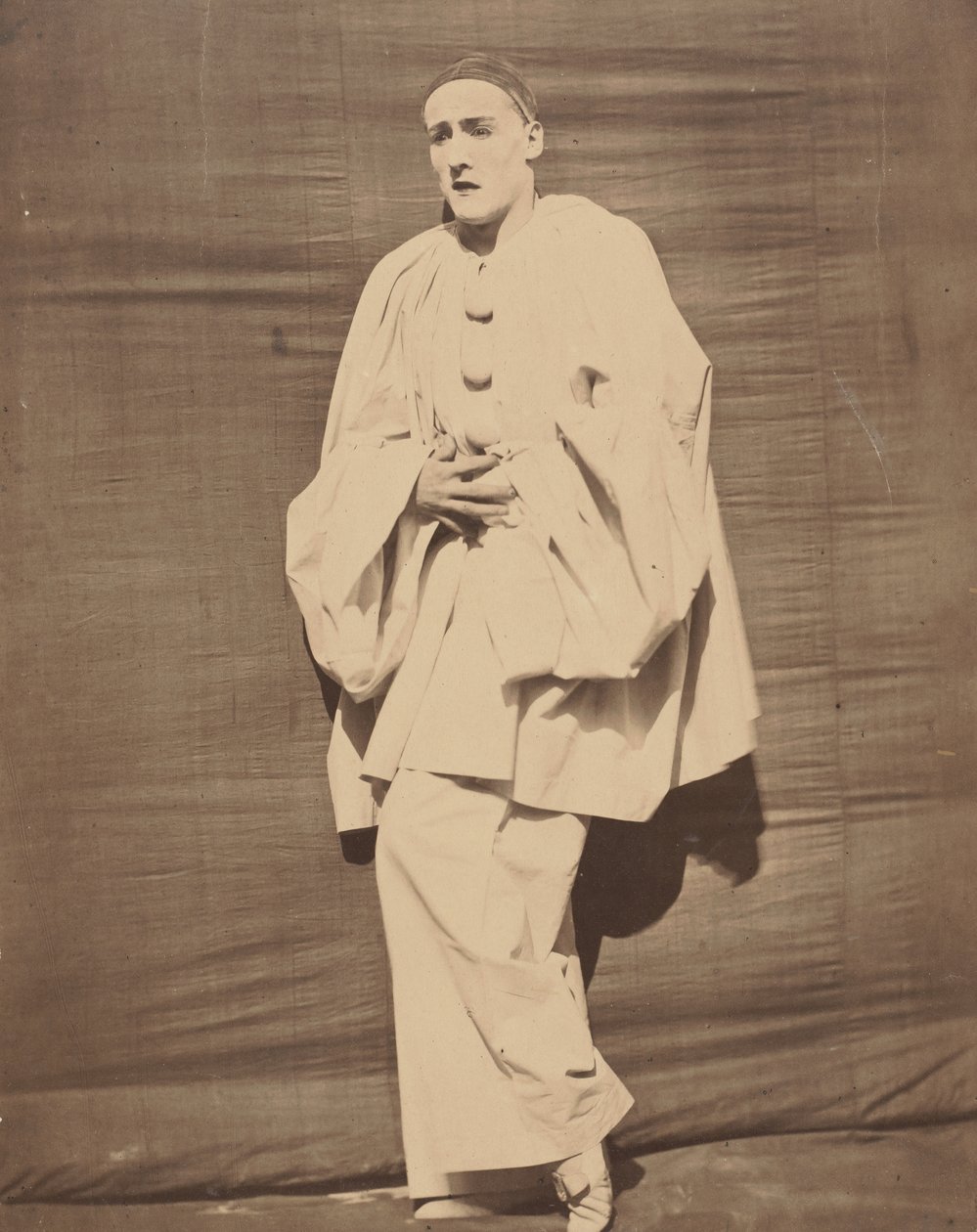Pierrot kivusta, n. 1854-55. tekijältä Nadar