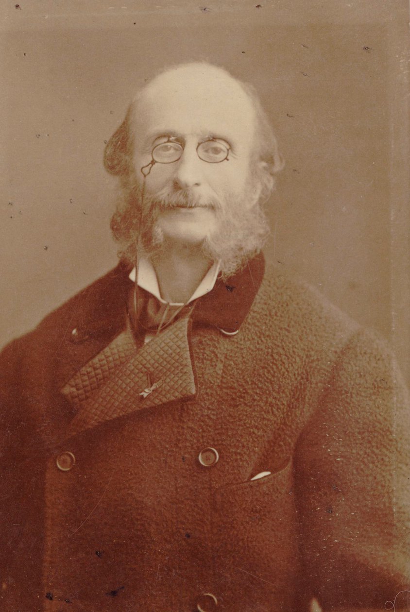 Jacques Offenbachin muotokuva 1819-1880, 1870. tekijältä Nadar
