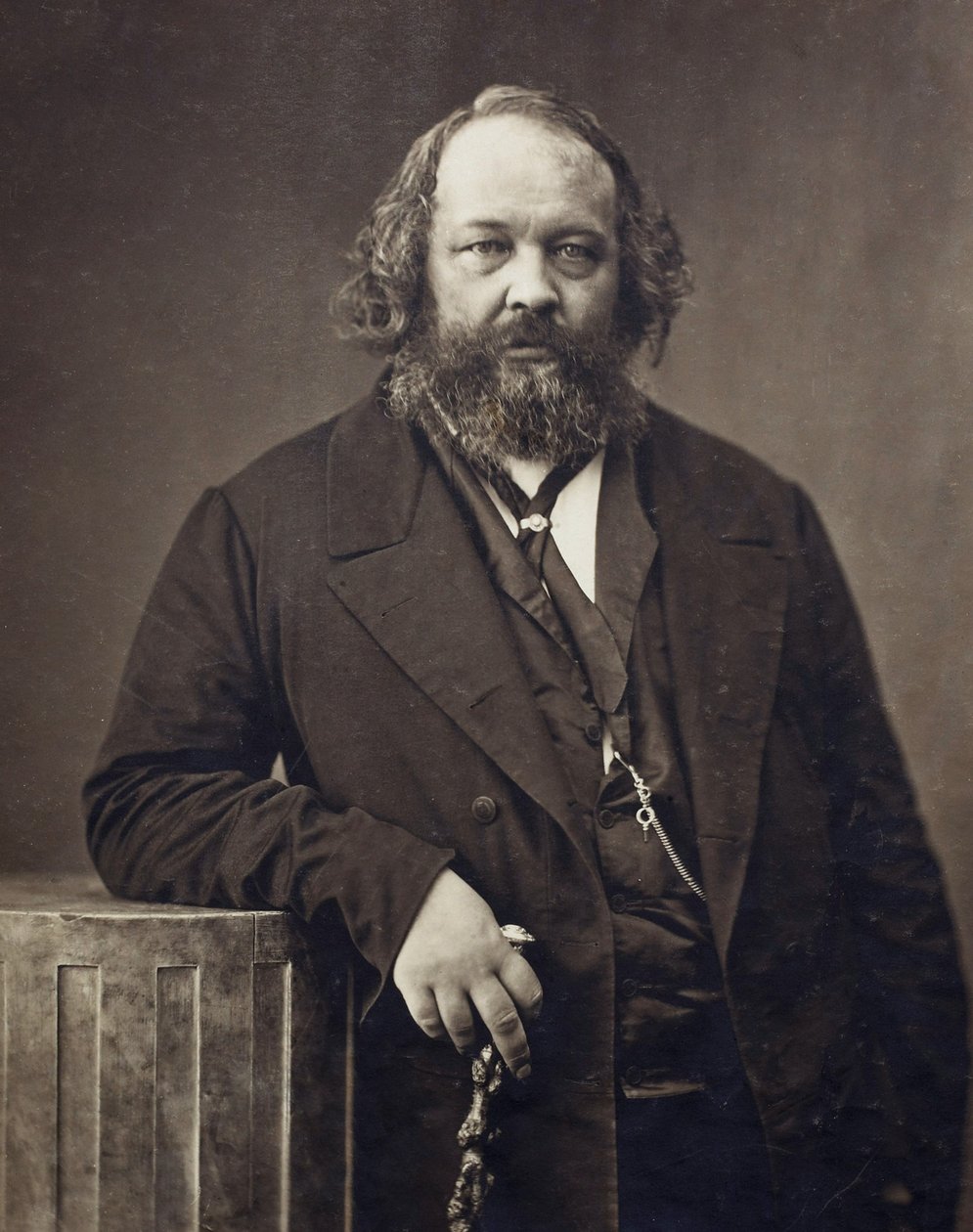 Mihail Aleksandrovitš Bakuninin muotokuva 1814-1876, noin 1860 tekijältä Nadar