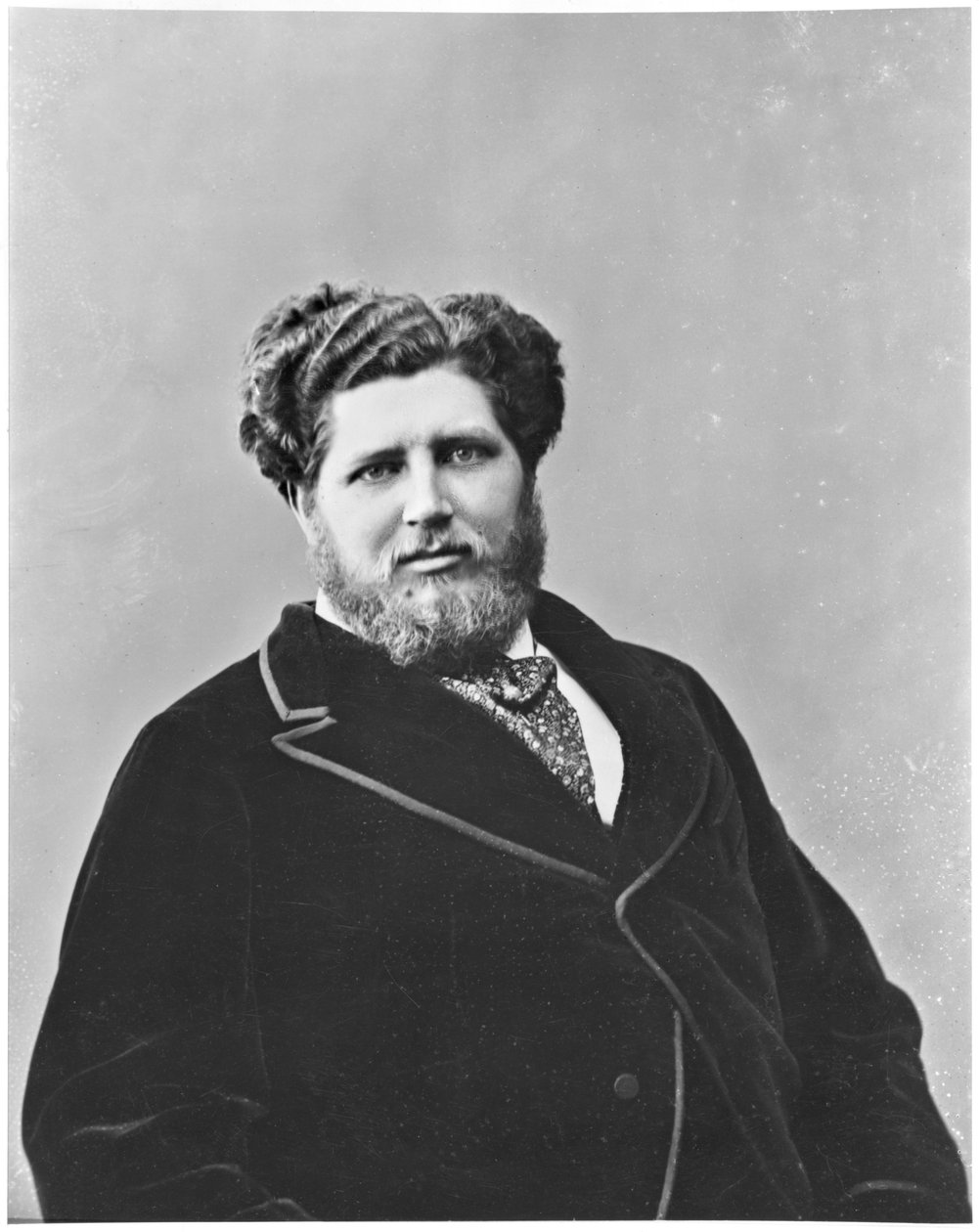Monsieur de Tourguenefin muotokuva (bw kuva) tekijältä Nadar