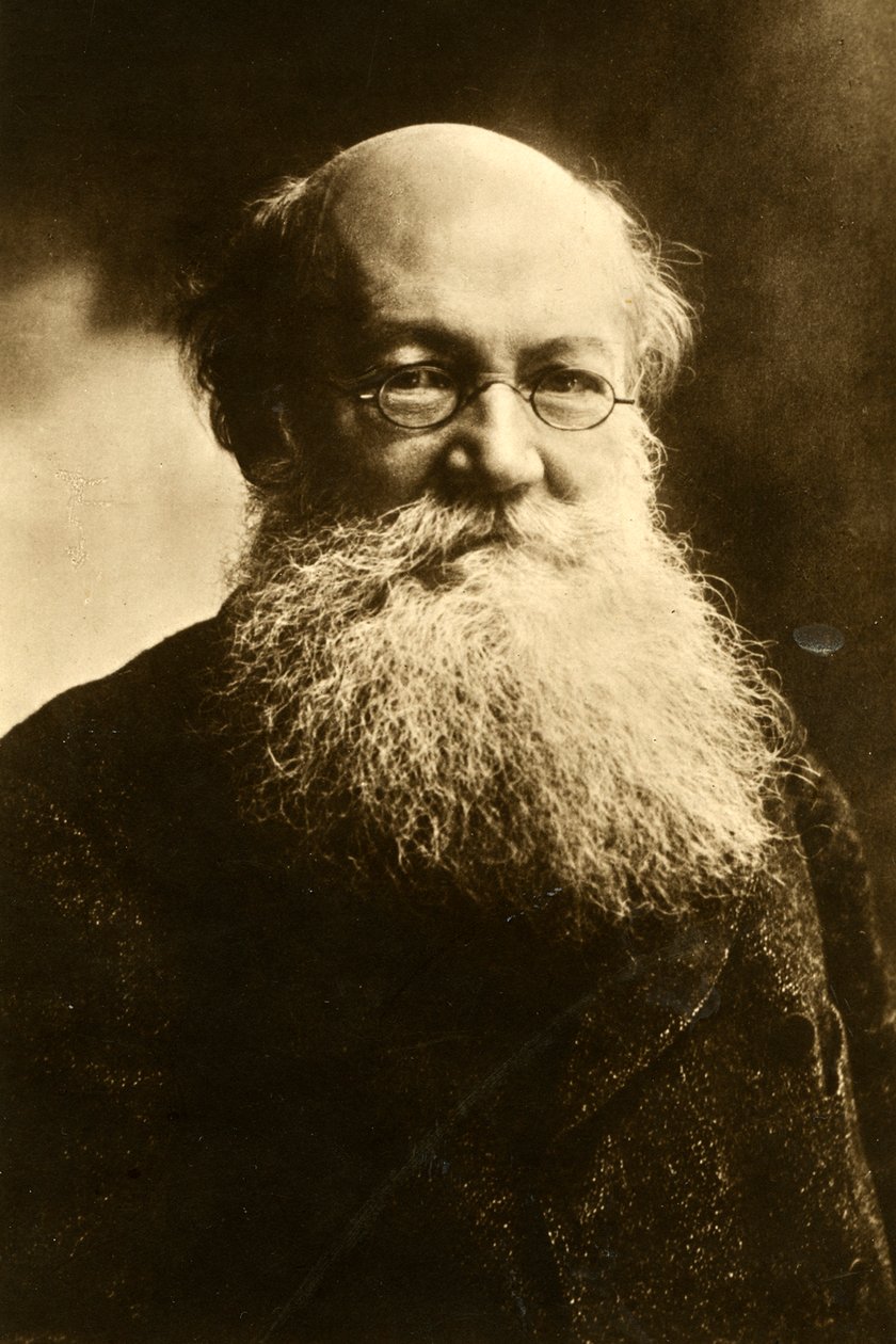 Pjotr Aleksejevitš Kropotkin, venäläinen anarkisti, 1900 tekijältä Nadar