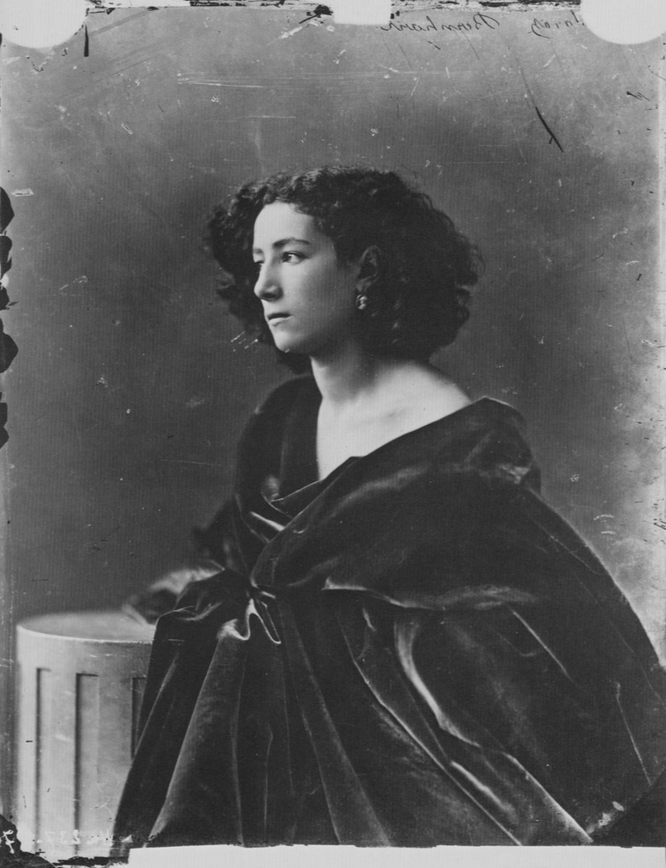 Sarah Bernhardt, ranskalainen näyttelijä, 1865 tekijältä Nadar