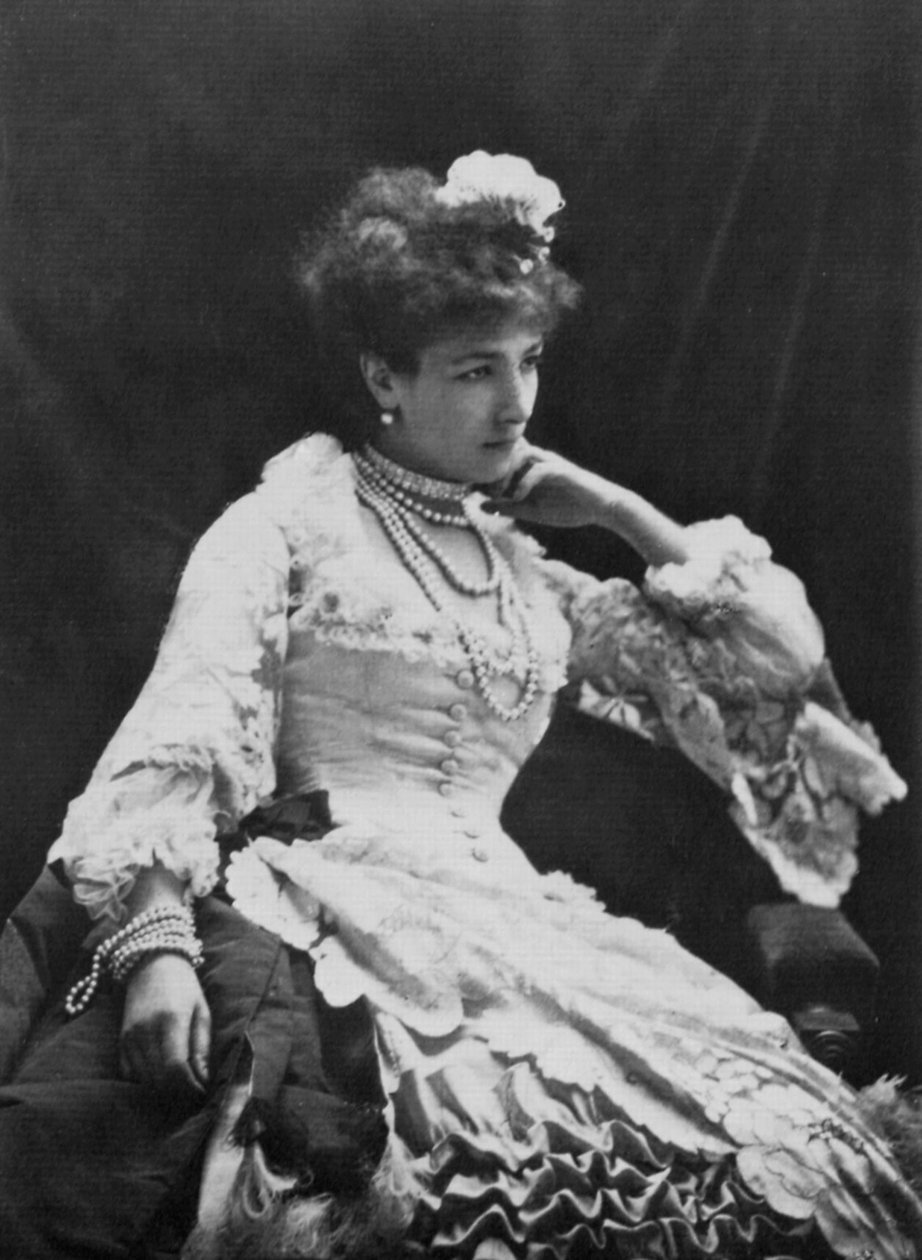 Sarah Bernhardt, ranskalainen näyttelijä, 1865 tekijältä Nadar