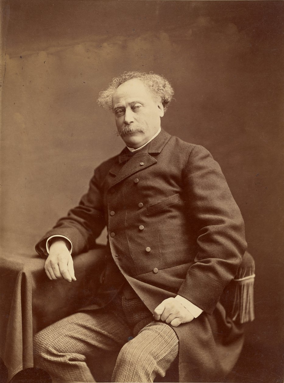 Al[exander] Dumas f[ils] tekijältä Nadar [Gaspard Félix Tournachon]