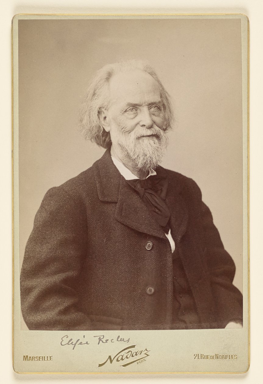 Élisée Reclus tekijältä Nadar [Gaspard Félix Tournachon]