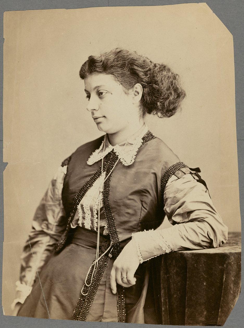 Rouva Lina Sand [o.s. Calamatta] tekijältä Nadar [Gaspard Félix Tournachon]