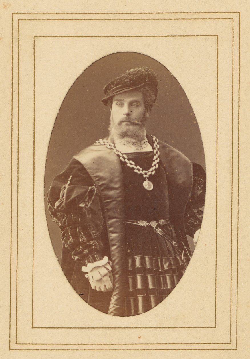 Worms [ranskalainen näyttelijä] tekijältä Nadar [Gaspard Félix Tournachon]